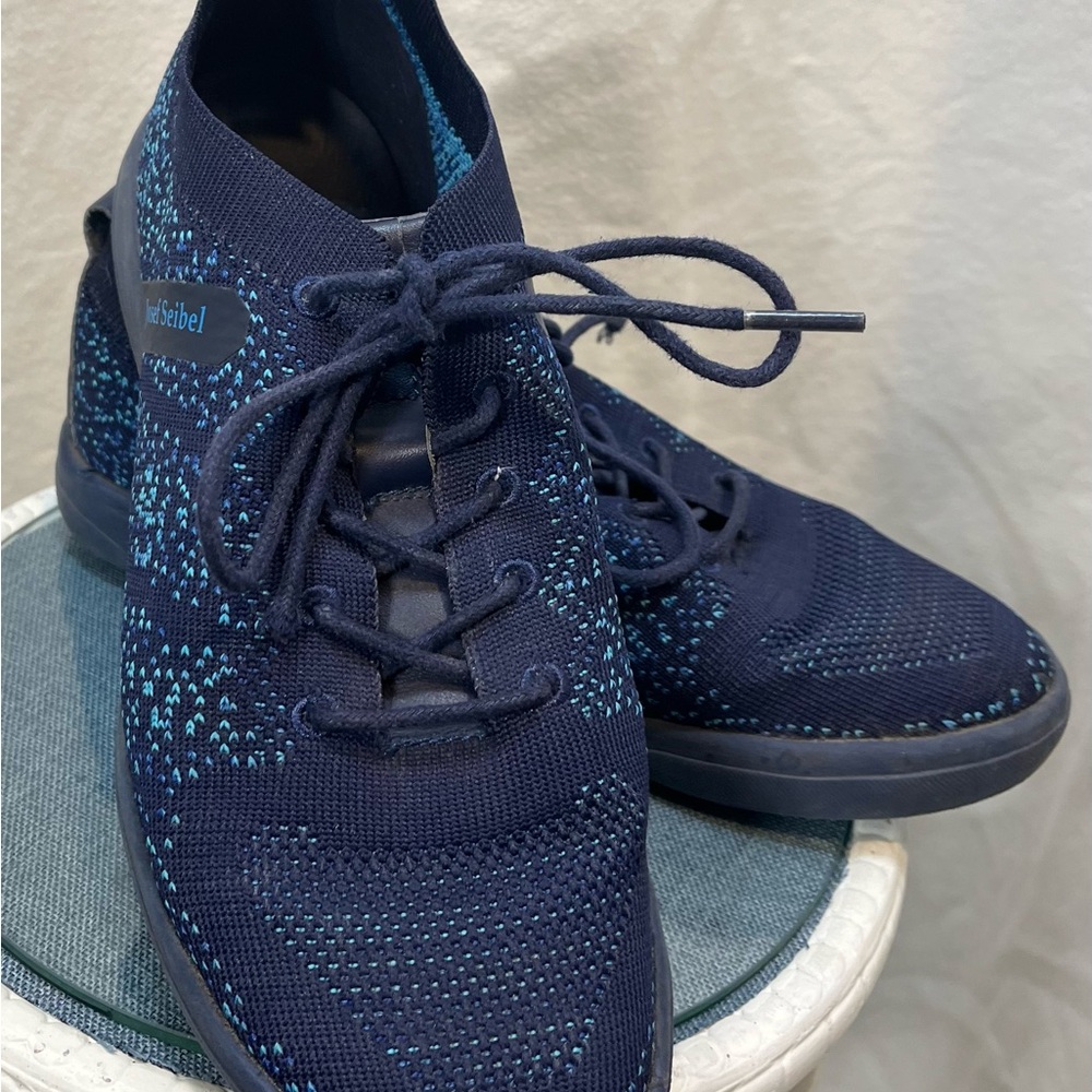Josef Seibel Navy and Teal Athletic Shoes